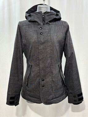 Burton Women's DRYRIDE Cool Flavors Snowboard Ski Jacket Charcoal Gray Medium